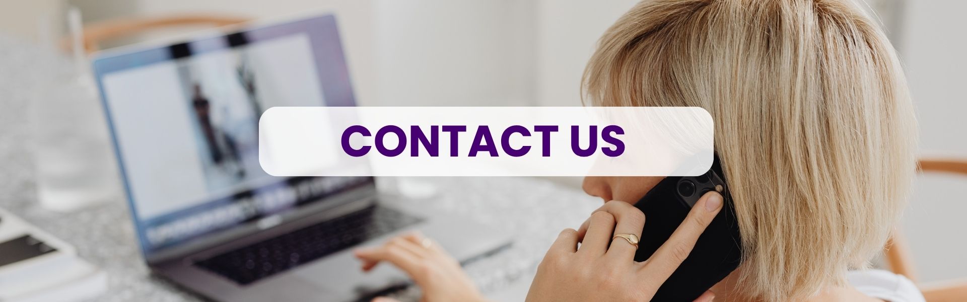 Contact us banner
